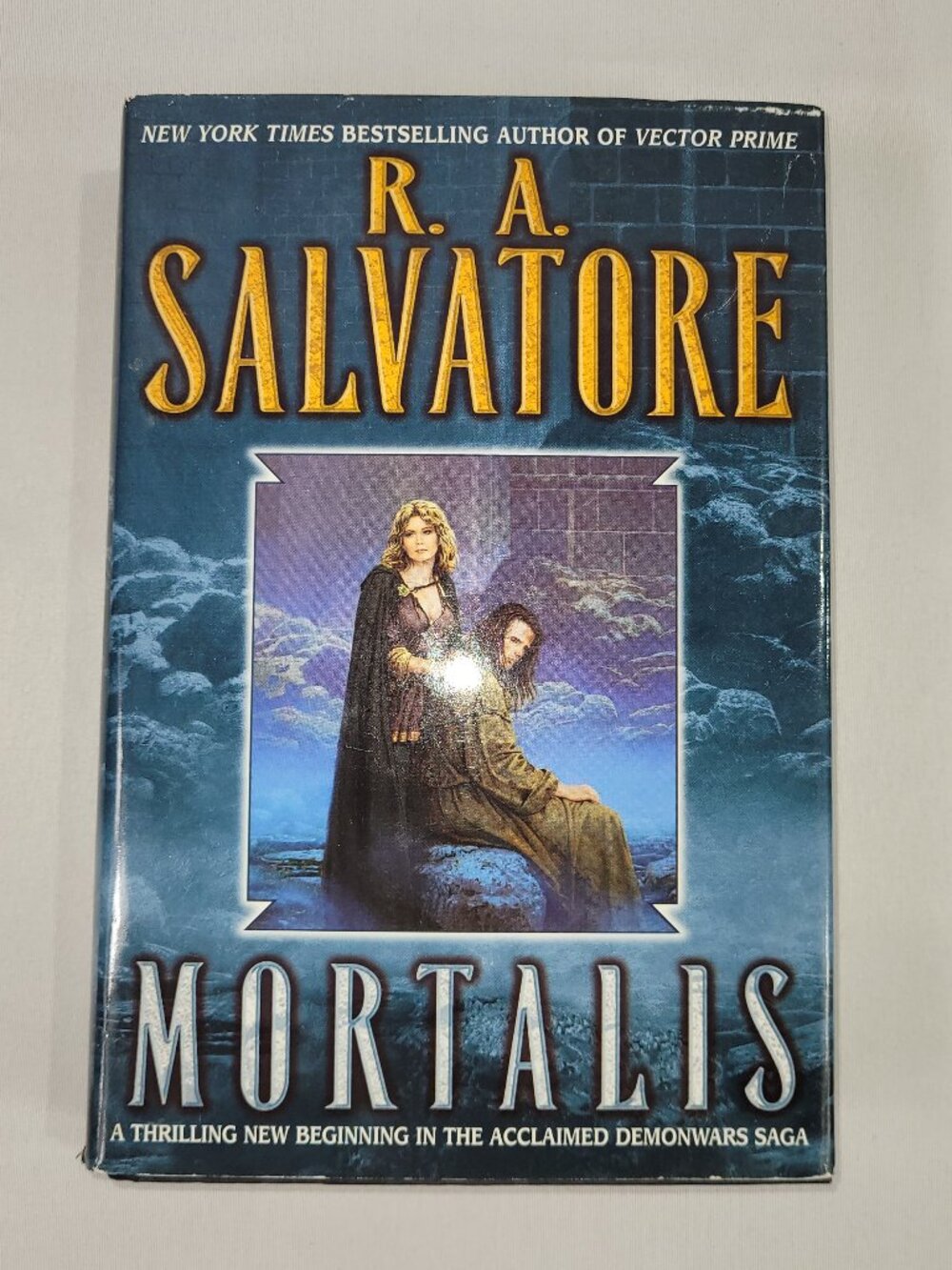 RA Salvatore Mortalis Demon Wars Book Club Hardcover Fantasy Novel